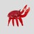 Red Vintage Red Murano Glass Crab Sculpture, 1960s For Sale - Image 8 of 9
