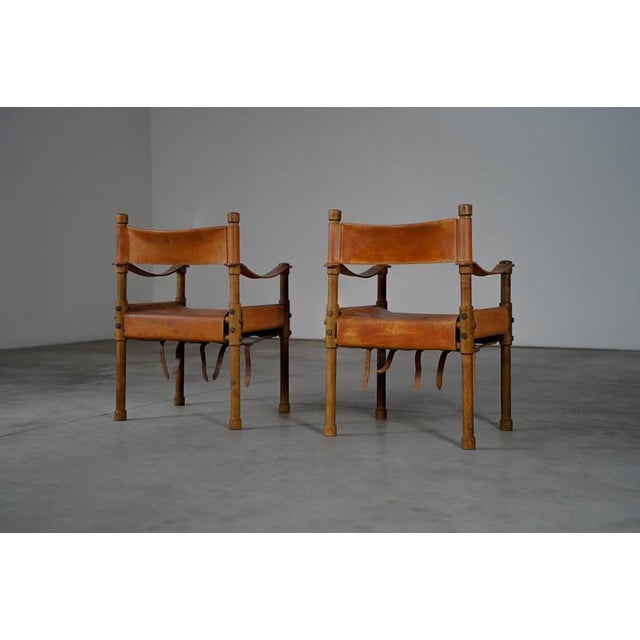 Safari Armchairs, Germany, 1960s, Set of 2 For Sale - Image 5 of 11