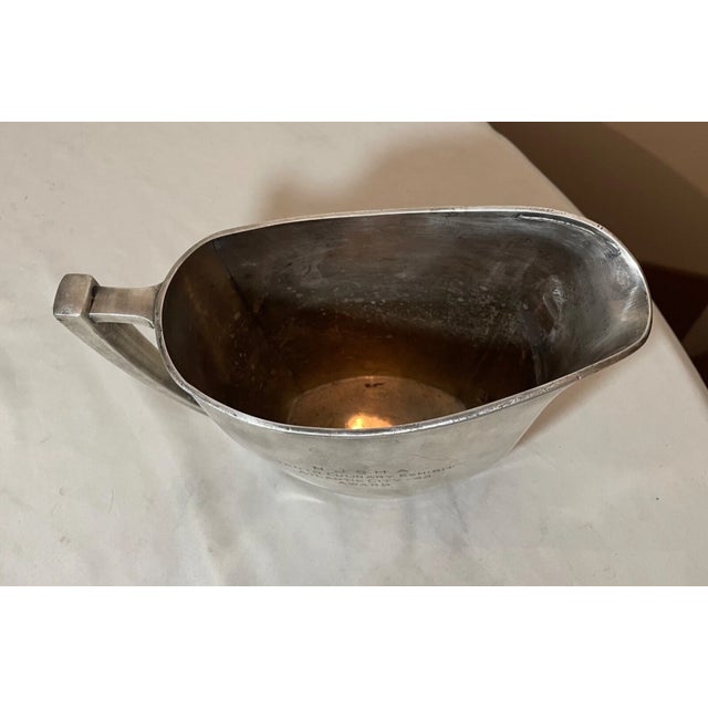 Gray Rare Vintage 1942 Njsha Culinary Exhibit Silver-Plate Trophy Pitcher Award For Sale - Image 8 of 11