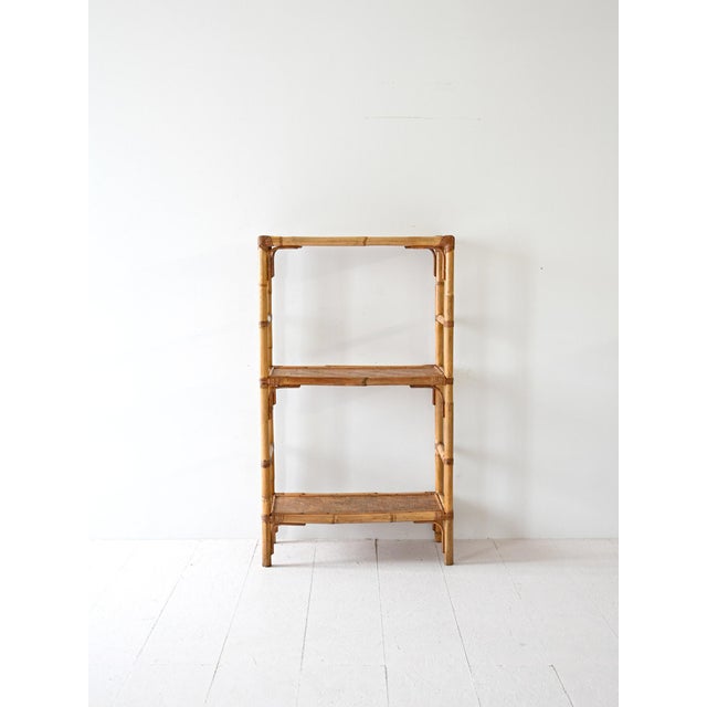 Vintage Bamboo Bookcase, 1960s For Sale - Image 4 of 11