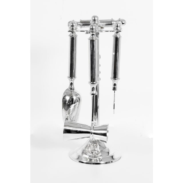 Vintage Silver Plated Bar Accessory Set, 1980s, Set of 5 For Sale - Image 3 of 13