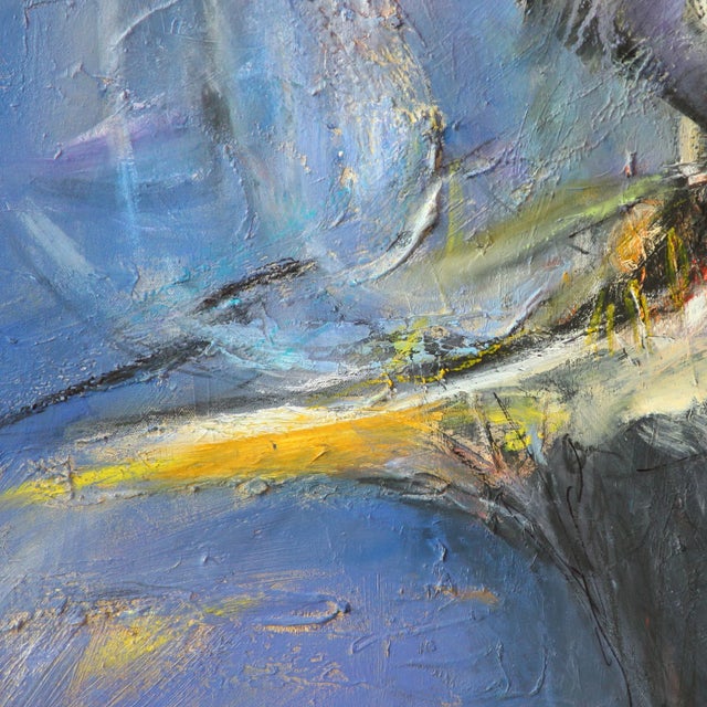 Heidi Rufeh, Abstract Expressionist Painting, "Almost Awake" For Sale - Image 4 of 5