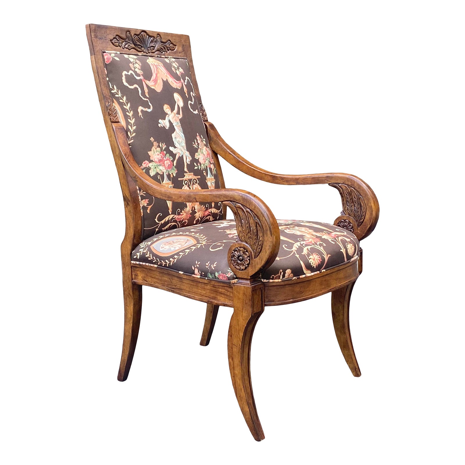 Century Furniture Consulate Collection Thronos Arm Chair Chairish