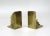 Brutalist Style Bronze Bookends with Floral Elements, 1970s, Set of 2 For Sale - Image 6 of 18