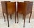 French Walnut Nightstand with Drawers and Shelf, 1950s, Set of 2 For Sale - Image 14 of 16