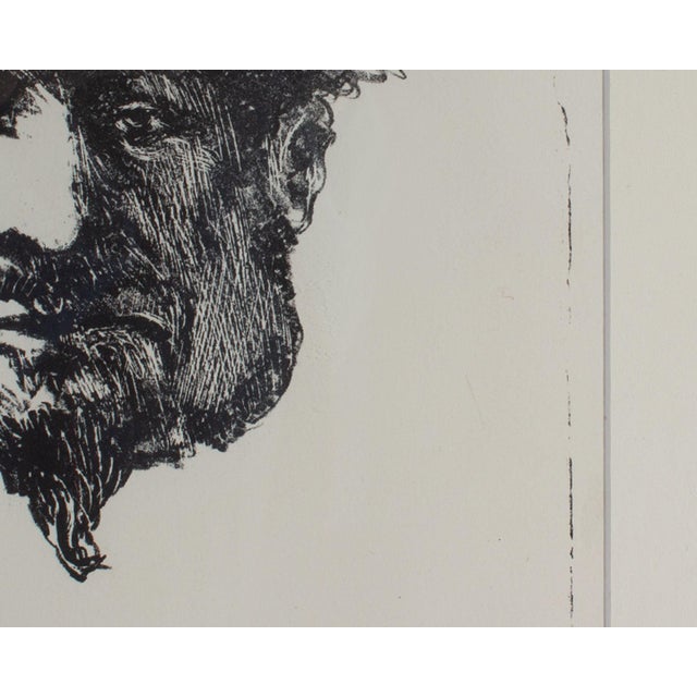 1960 Limited Edition Portrait Lithograph by James L. Bruch For Sale - Image 9 of 10