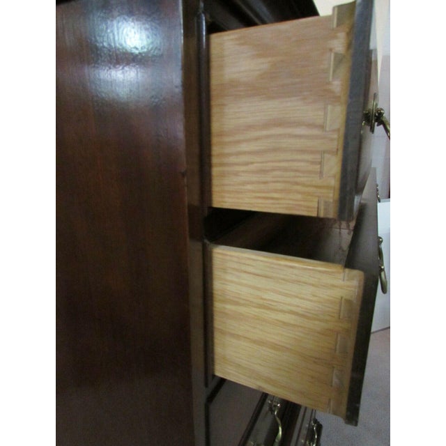 Councill Craftsmen Banded Mahogany Eight Drawer Chest on Chest Chairish