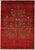 Hand-knotted Persian Gabbeh rug featuring a vibrant red field centered by a detailed tree of life motif adorned with...