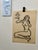 1950s Henry Emil Salloch Original Drawing on Paper Female Nude Life Study. For Sale In Atlanta - Image 6 of 6