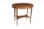 Early 20th Century Early 20th Century Antique English Hepplewhite Carved Bellflower Mahogany Caned Oval Side Table For Sale - Image 5 of 12