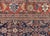 Textile Mid 20th Century Antique Persian Sultanabad/Mahal Rug in Blue Background & Rust/Red Border For Sale - Image 7 of 13