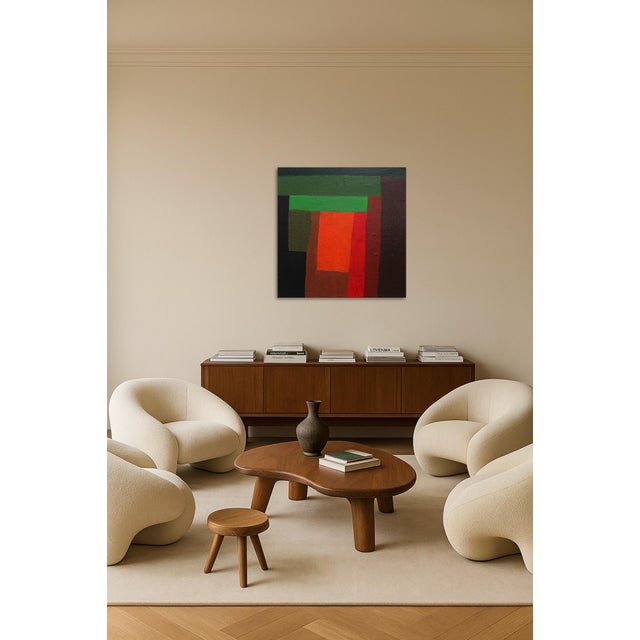 "Umber" is an abstract composition where depth, color, and texture converge to create a sense of quiet strength. The...