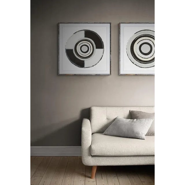 This colorful, mid century inspired fine art print is digitally printed on premium white matte paper. While sold...