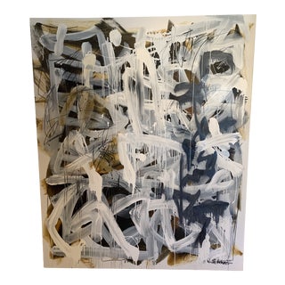 Joe Adams Large Canvas Painting For Sale