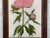 Pink Mid-Century Modern Crewel Embroidery Stitched Pink Rose Floral Art Wall Hanging For Sale - Image 8 of 11
