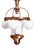 Art Deco Chandelier, Poland, 1940s For Sale