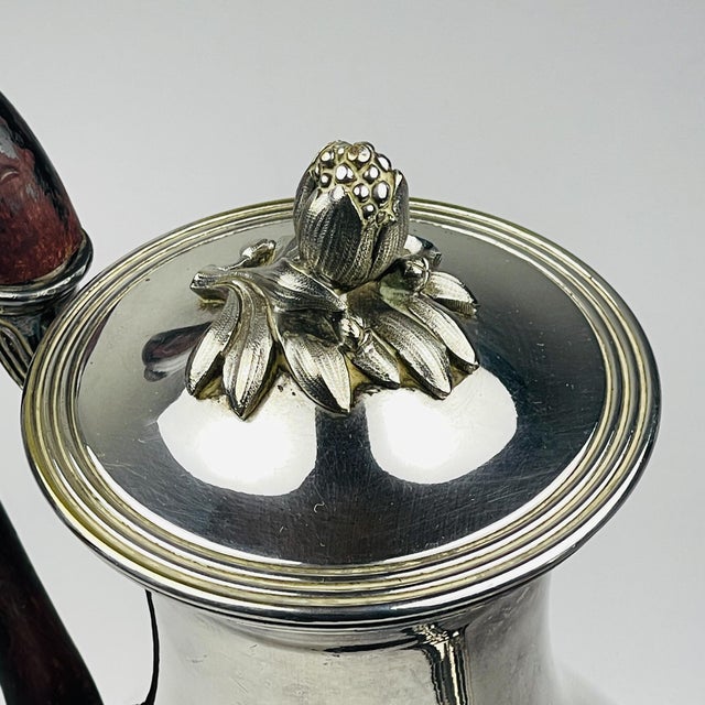 Antique Silver Plated Coffee Pot from Christofle For Sale - Image 3 of 15