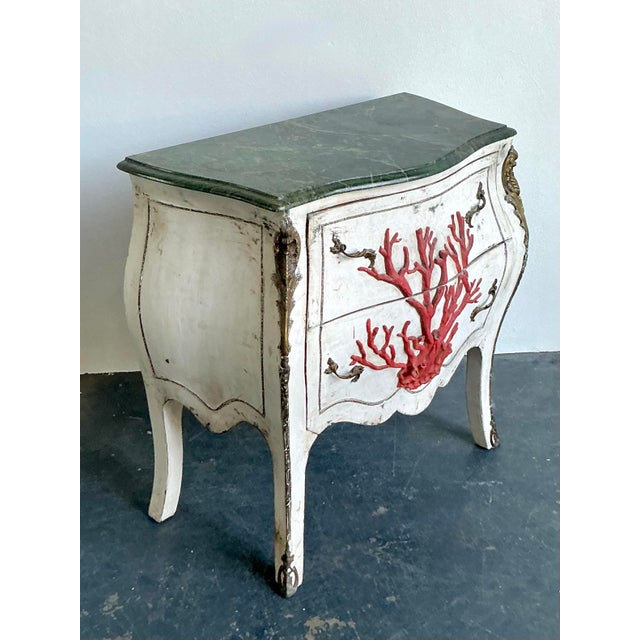 Vintage Regency Coral Branch Commode For Sale - Image 11 of 12