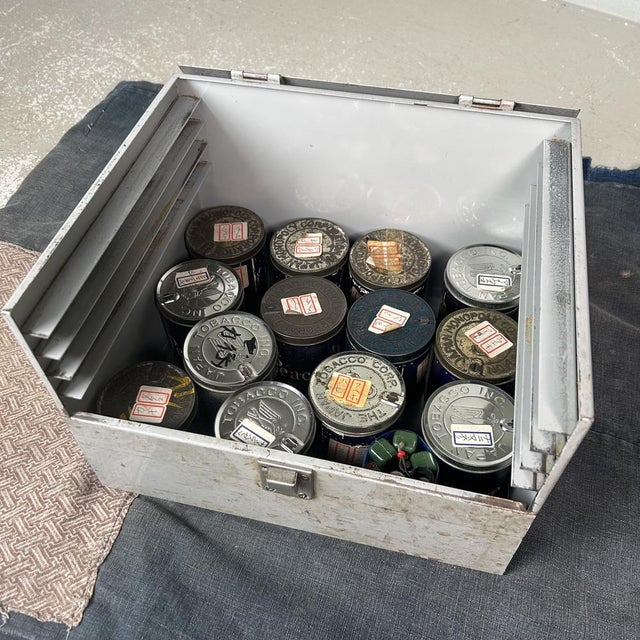 Japanese Metal Case Hanko-Shi, 1960s For Sale - Image 9 of 18