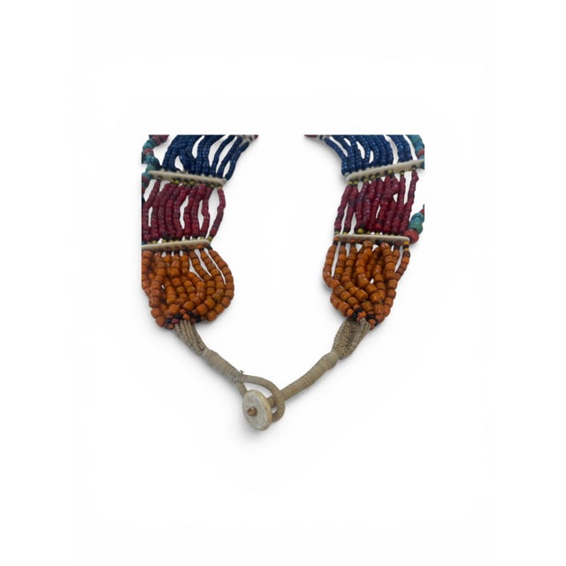 African 1970s African Tribal Major Statement Necklace For Sale - Image 3 of 3