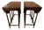 Early 20th Century Pair Petite Diminutive Mahogany Spider Leg Pad Foot Round Gateleg Tables For Sale