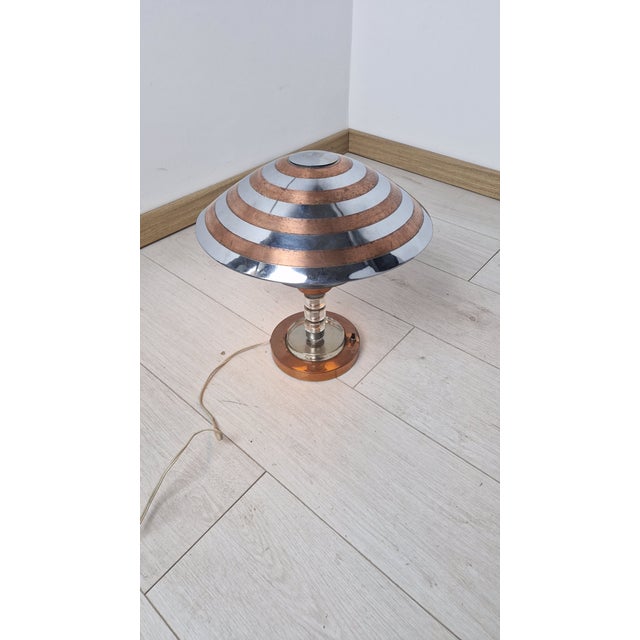 Table Lamp in Copper and Aluminum from Philips, 1950s For Sale - Image 12 of 17