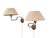 Brass 1970s Mid-Century Modern Raf, Articulating Wall Sconces, Brass, Gilt Metal For Sale - Image 8 of 17