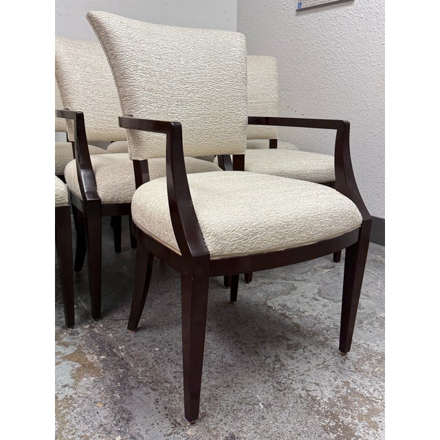 Armani by Nancy Corzine Venus Dining Chairs, Set of Eight For Sale - Image 10 of 12