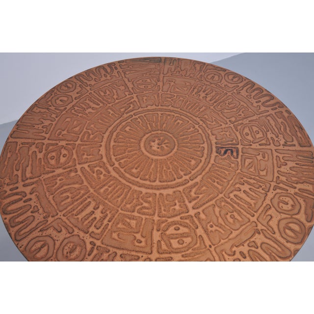 Mid-Century Modern Copper and Chrome Coffee Table, 1960s For Sale - Image 3 of 10