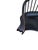 1990s Ethan Allen Black Windsor Chair Comb Back Philadelphia Armchair Saddle Seat For Sale - Image 9 of 16