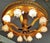 French Bronze Dore' Wheel Chandelier For Sale - Image 10 of 10