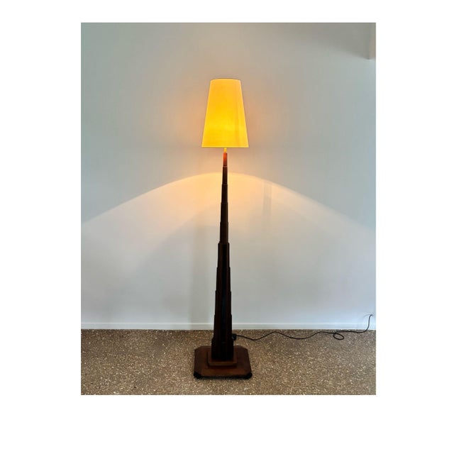 Art Deco Amsterdamse School Floor Lamp, Netherlands, 1930s For Sale - Image 10 of 10