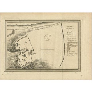 Antique Plan of the Fortress of Tobolsk by Bellin, 1768 For Sale
