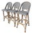 Restoration Hardware St. Germaine Resin Parisian Style Counter or Bar Stools Chairs For Sale
