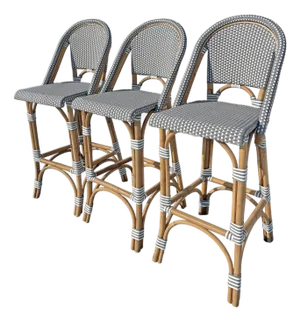 Restoration Hardware St. Germaine Resin Parisian Style Counter or Bar Stools Chairs