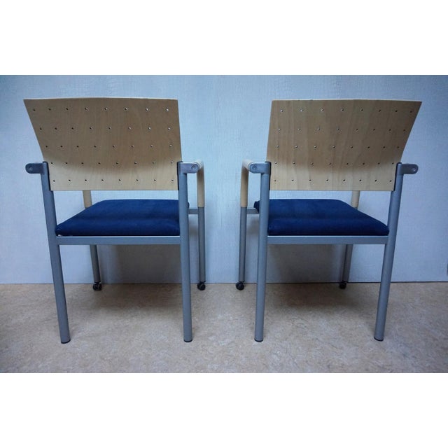 1990s Postmodern Armchairs by Wiesner Hager for Arge2, 1983, Set of 5 For Sale - Image 5 of 18