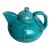 1950s Ciaurro Orvieto Turquoise Teapot For Sale