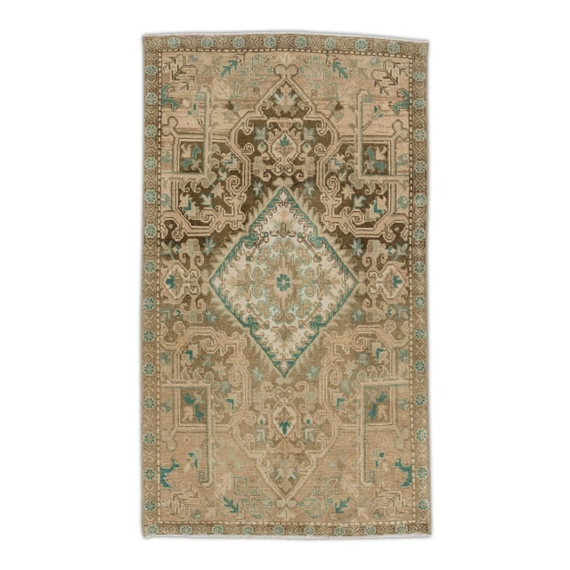 Modern Turkish Oushak Rug 3'4" x 5'9" For Sale In Houston - Image 6 of 6
