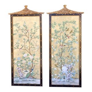 Dessin Fournir Chinoiserie Panels - a Pair For Sale
