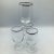 Platinum Rim Cocktail Glasses-Set of 4 For Sale - Image 12 of 12