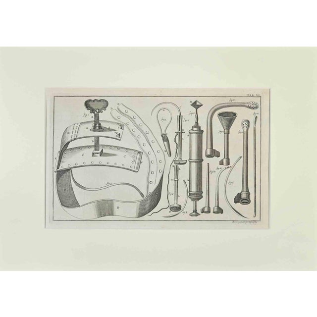 Lorenz Heister, Surgical Instruments, Etching, 1750 For Sale - Image 3 of 3