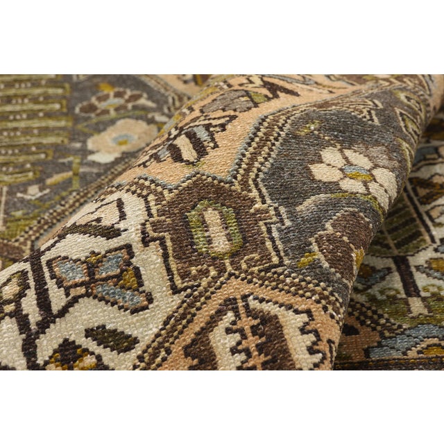 Antique Persian Bakhtiari Rug, 11'08 X 13'02 For Sale In Dallas - Image 6 of 10