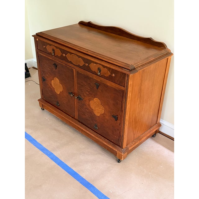 19th Century Antique Eastlake Wooden Cabinet For Sale - Image 5 of 8