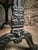 An original French bistro table dating from the 1920s–1930s. The table features a solid marble top on an ornate cast iron...