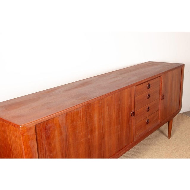 Danish Teak Model 42 Sideboard by Harry Østergaard for Randers Mobelfabrik, 1960s For Sale - Image 10 of 18