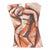 Four-Sided Figural Terracotta Sculpture For Sale