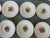 Ceramic 1950s Copeland Spode England Alden Daisy-Embossed Earthenware Lunch Plates- Set of 20 For Sale - Image 7 of 12