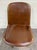 World Market Marina Cognac Brown Faux Leather Adjustable Swivel Office Chair For Sale - Image 11 of 14