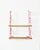 Pink Shelves in Metal and Wood, 1970s, in Restored conditions. Designed 1970 to 1979