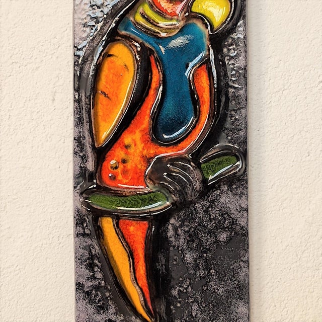 Vintage Ceramic Wall Relief from Carstens Luxus Tönnishof, 1950s For Sale - Image 4 of 5